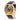 Disney Men's W001867 Mickey Mouse Analog Display Analog Quartz Dark Brown Watch_DarkBrownLeather_1