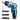 DNA MOTORING TOOLS-00236 Rechargeable 3.6V Cordless Electric Screwdriver Tool Kit with LED Worklight, Blue_Blue_1