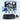 Ergonomic Wireless Keyboard Mouse Combo, Bluetooth/2.4G Split Design Keyboard with Palm Rest and 3 Levels DPI Adjustable Wireless Vertical Mouse, Multi-Device, Rechargeable, for Windows/MacBlack_4125