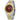 FANMIS Men's Luxury Business Waterproof Wristwatch Analog Two Tone Stainless Steel Date Quartz Watches (Red)_Red_1