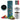 Farasi Tea Infuser for Loose Leaf Tea Smart Water Bottle with Temperature Display, Stainless Steel Insulated Coffee and Fruit Tea Infuser Bottle - Green Floral Travel Tea Mugs 15 oz_Green_1