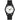 findtime Day Date Watches for Men Easy Read Dial with Luminous Analog Second Hand Arabic Numerals Waterproof Black Silicone Band Simple Design_BlackWhite_1