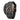 FORSINING Men's Chronograph Sport Watch Waterproof Military Watches for Men Analog Quartz Wristwatch with Date Display Silicone Strap Outdoor Clock Black_Black_1
