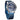 FORSINING Watch for Men, Retro Steampunk Skeleton Manual Mechanical Wrist Watch with Diamond and Royal Carving, Elegant Neutral Clock mesh Band(Blue2)_Blue_1