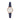 Fossil Women's Carlie Mini Quartz Stainless Steel and Leather Three-Hand Watch, Color: Blue Leather/Rose Gold, Model ES5295_1