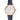 Fossil Women's Carlie Mini Quartz Stainless Steel and Leather Three-Hand Watch, Color: Blue Leather/Rose Gold, Model ES5295_385