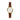 Fossil Women's Carlie Three-Hand Brown Leather Watch (Model: ES5464)_1