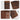 Genuine Leather Mens RFID Blocking Slim Trifold Wallet with 6 Cards+1 ID Window + 2 Note Compartments. - Cognac - S, CognacVintageTF_1029