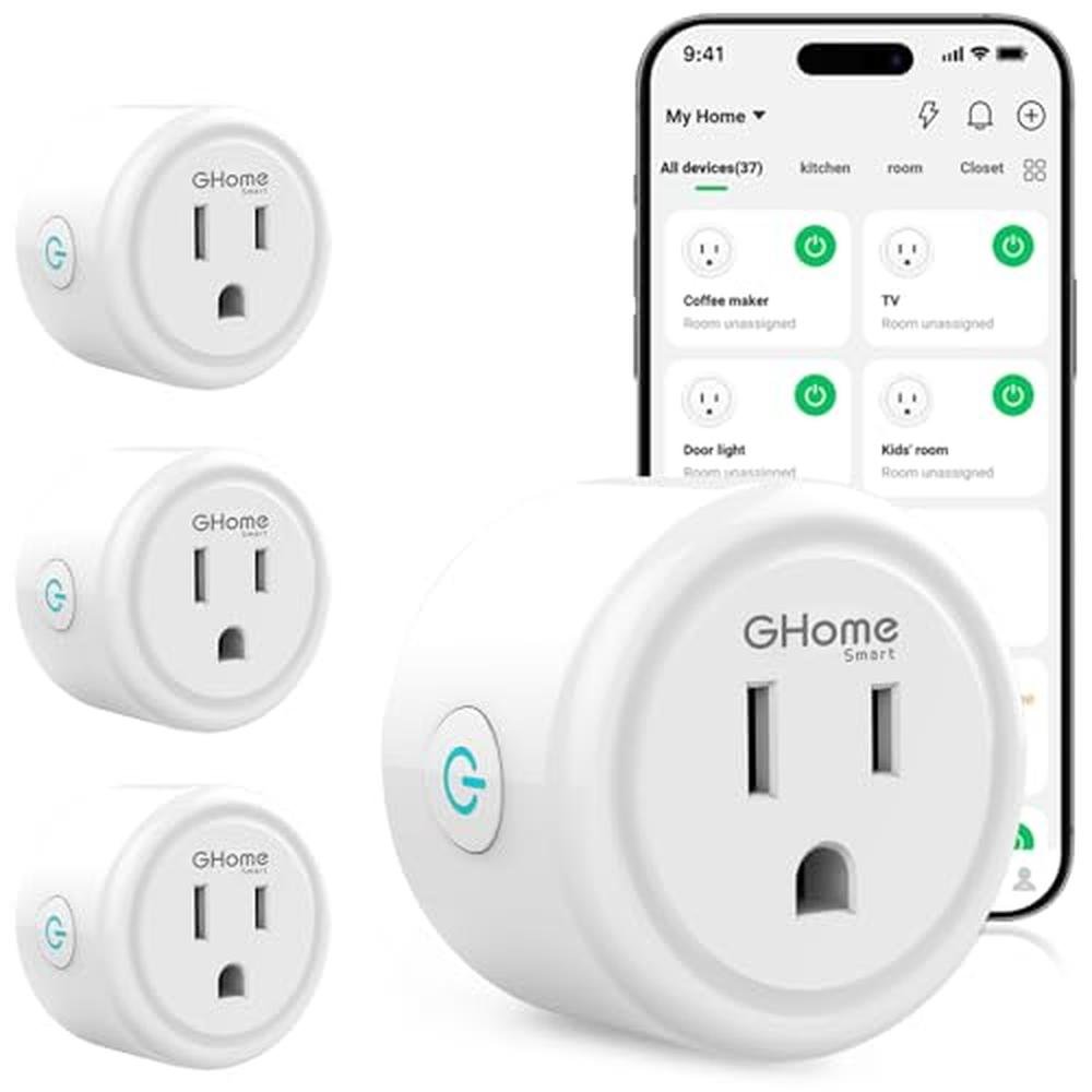 GHome Smart Plug, WiFi Smart Plugs Work with Alexa and Google Home, Sm ...