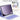 Gjinniuk Keyboard Case for Galaxy Tab A11 Plus/A9 Plus 11 Inch 2025/2023, Wireless Bluetooth Keyboard Cover Compatible for Samsung Model SM-X210/X216/X218 Galaxy Tablet A9+ with Pencil Holder Purple_Purple_2096