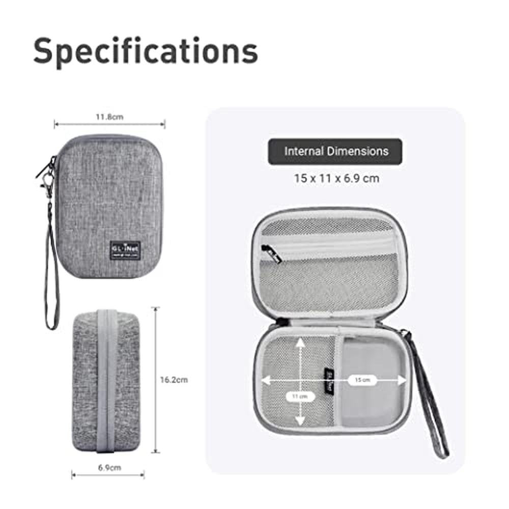 Metronet Router Case GL.iNet Gadget Organizer Case for Travel Routers GL-AXT1800/ MT3000/ S ...