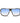 GOBIGER Aviator Sunglasses for Men UV Protection Goggle Alloy Gold Disco 70s Oversized Retro Shades_GoldgradientBlueLens_1838