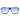 GOBIGER Aviator Sunglasses for Men UV Protection Goggle Alloy Gold Disco 70s Oversized Retro Shades_GoldgradientBlueLens_1838