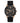 GUESS Comfortable Black + Rose Gold-Tone Stain Resistant Silicone Chronograph Watch with Date. Color:Black/Rose Gold-Tone (Model: U1055G3), BlackBlackRoseGold_1