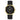 GUESS Men's Stainless Steel Japanese Quartz Watch with Silicone Strap, Black, 22 (Model: U1264G1), BlackGoldToneBlack_1