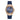 Guess Women's Stainless Steel + Stain Resistant Silicone Watch with Day + Date Functions (Model: U1053L), BlueRoseGoldToneBlue_1