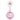 Hemobllo Watch - Lapel Watch Clip On Retractable Fob Cute Leaves for Doctor, Pink_1