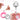 Hemobllo Watch - Lapel Watch Clip On Retractable Fob Cute Leaves for Doctor, Pink_770
