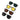 HiBloks 4Pcs Polarized Clip Compatible with Ray-Ban Meta Wayfarer & Gen 2 (RW4006/RW4012 Regular), Discoloration Clip for Rayban Meta Gen 2 Accessories (Dark Green, Night Vision Yellow, Black, Brown)_GreenYellowBlackBrown_1