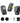 Hollyland Lark A1 Wireless Mini Microphone for iPhone 14/13/12 (2TX + Lightning RX) 48kHz/24-bit, 3-Level Intelligent Noise Cancel, Magnetic Microphone for YouTube, Podcast, Vlogging (Black)_1