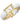 HOLSTOUR Gold Watches for Women Fine Leather Watch Rectangular Case Roman Numeral Dial Water Resistant_GoldWhite_1990