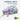 HXMJ-Wireless Gaming Mice with Transparent Crystal Shell,Tri-Modes (USB Wired+2.4G Wireless+Bluetooth),Silent Click,Rechargeable,RGB Backlit-White_White_2805