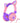 iClever HS12 Wired Over The Ear Headphone with Mic (Pink)_Pink_1