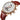 IK COLOURING Mens Watches, 44mm Mechanical Skeleton Wrist Watch with Calendar,Week, Sun Moon Phase, Tourbillon Automatic Self-Wind Watch (Brown)_200