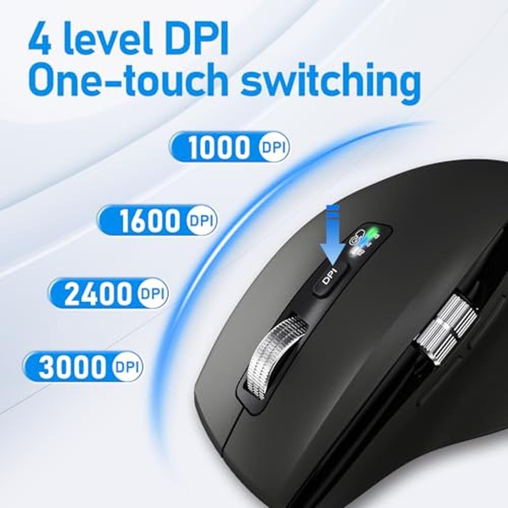 Mouse Con Scroll Scroll Computer Mouse | INFINMIND Wireless Bluetooth Side Scroll ...
