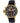 Invicta Men's 1515 I "Force Collection" 18k Gold Ion-Plated Stainless Steel and Black Cloth Watch_Black_1