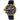 Invicta Men's 1515 I "Force Collection" 18k Gold Ion-Plated Stainless Steel and Black Cloth Watch_Black_1
