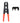 IWISS/iCrimp PEX Pipe Copper Ring Crimping Tool Kit for 1/2 in, 3/4 in Crimp Rings, Meets F1807 Standard (13" Combo PEX Crimper), Red_1