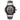 JBW Men's 10-Year Anniversary Saxon 0.16 ctw Diamond Wrist Watch with Leather Bracelet_Black_1