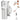 Kehuitry Magnetic Mini Selfie Stick Tripod for iPhone & Android, [MAX 19"] [Pocket 4.5"] Zoomable Phone Tripod with Detachable Wireless Remote & Ergonomic Grip for Travel TikTok Vlogging (Up-White), NewWhite_1