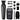 KEMEI Hair Clipper and Shaver Set Professional Cordless Hair Trimmer for Men, Electric Beard Trimmers Double foil shavers, Barber Clipper Hair Cuttings Kit, KM-2299, KM-1102_Black_1