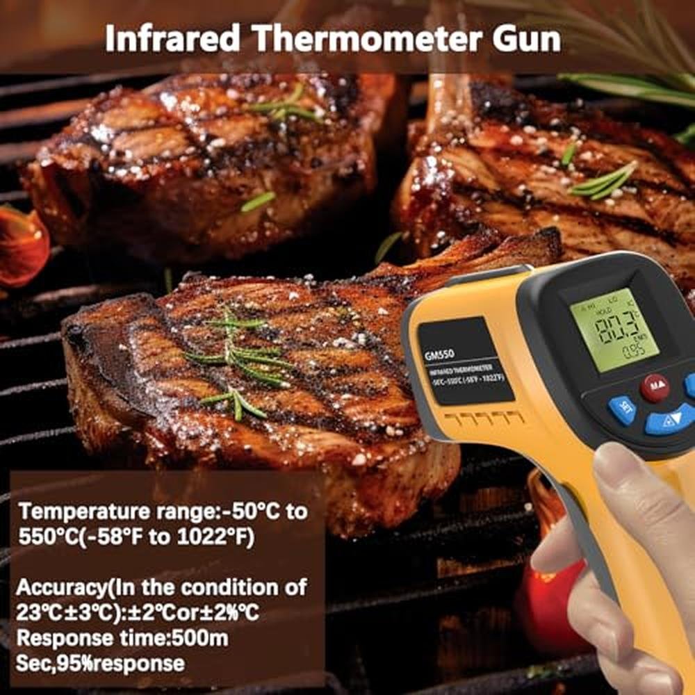 Laser Temperature R411 Thermometer Gun | Kereinpo Infrared Laser Temperature Gun | Precision ...