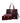 KingTo Women's Crocodile Pattern Satchel Handbags Stylish Tote Handbags crocodile purses for women 3 Pcs Set (B-Burgundy)_1