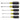 Klein Tools 19555 TORX Cushion Grip Screwdriver Set, Made in USA, T15, T20, T25, T27 and T30 Tip sizes, 5-Piece_1
