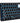 Koolertron One | Koolertron One Handed Mechanical Gaming Keyboard with 24 Macro Keys | 45-Key Fully Programmable Mini Keypad Blue Backlit Red Switches