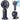 Koonie Portable Handheld Fan, Battery Operated Fan with Base, 8 Hours, Digital Display, 5 Speeds, 90 Ajustable, Rechargeable Mini Fan for Outdoor Indoor_DeepBlue_1