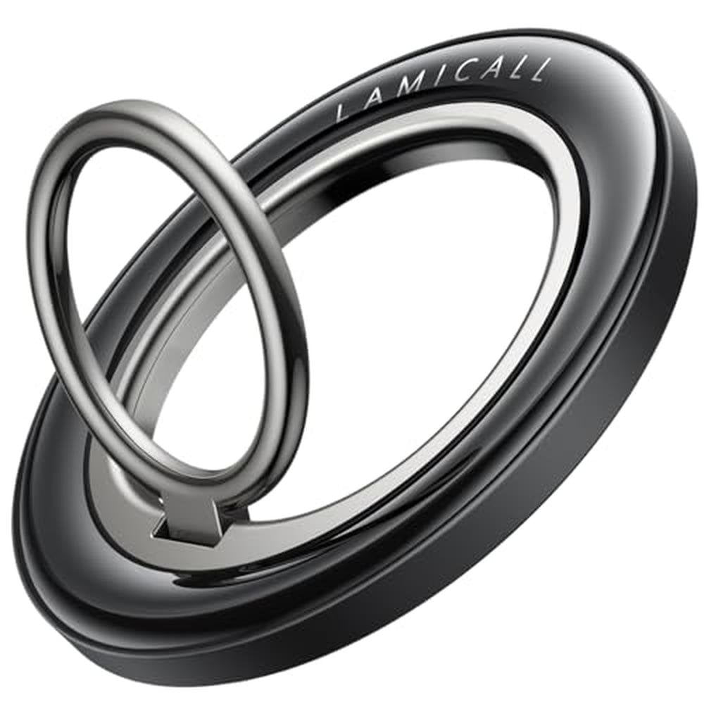Rotating Magnetic Rings Ring Grip | Lamicall MagSafe Magnetic Phone Ring Grip 360 Rotating Ring ...