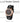 Lancardo Vintage Leather Bracelet Watch: Analog Quartz Rhinestone Bezel Soft Black Cuff Wristwatch for Women Valentine's Day_black_2473