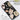 LEECG for iPhone 15 Case, Side Flowers Pattern Design Slim Soft Protector Phone Cover for iPhone 15, Morandi Black_MorandiBlack_2932