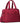 Lily & Drew Nylon Travel Tote Cross-body Carry On Bag with shoulder strap (Raspberry)_Raspberry_1