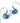 Linsoul Kiwi Ears Orchestra Lite Performance Custom 8BA in-Ear Monitor IEM with Detachable 4-core 7N Oxygen-Free Copper OFC Cable, Handcrafts Faceplate for Audiophile Studio Musician (Blue)_160