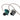 Linsoul KZ ZSX 5BA+1DD 6 Driver Hybrid in-Ear HiFi Earphones with Zinc Alloy Faceplate, Recessed 2 Pin Detachable Cable for Audiophile Musician (Without Mic, Cyan)_1