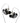Linsoul x KZ AS10 PRO 5BA Wired Earbuds, HiFi in-Ear Earphones with Mirror Polygon Faceplate, 2 Pin Detachable Cable for Audiophile (with Mic), Black_109