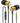 LUDOS Clamor Wired Earbuds in-Ear Headphones, 5 Years Warranty, Earphones with Microphone, Noise Isolating Ear Buds, Memory Foam for iPhone, Samsung, School Students, Kids, Women, Small Ears - Gold_Gold_1
