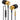 LUDOS Clamor Wired Earbuds in-Ear Headphones, 5 Years Warranty, Earphones with Microphone, Noise Isolating Ear Buds, Memory Foam for iPhone, Samsung, School Students, Kids, Women, Small Ears - Gold_Gold_1