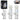 MANA Wireless Lavalier Microphone with Active Noise Reduction - Wireless Lapel Clip On Mic for Content Creator - Mini Mic for iPhone Lightning Port - White_White_1